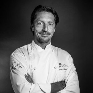 Photo de Franck REYNAUD, chef étoilé, pour la page des chefs pour les événements HORECALPES et TOQUICIMES